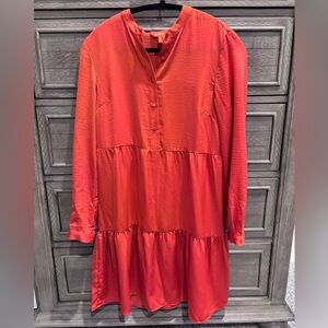 3/$25 Mix & Match - Joe Fresh Orange Button-Up Dress, XS